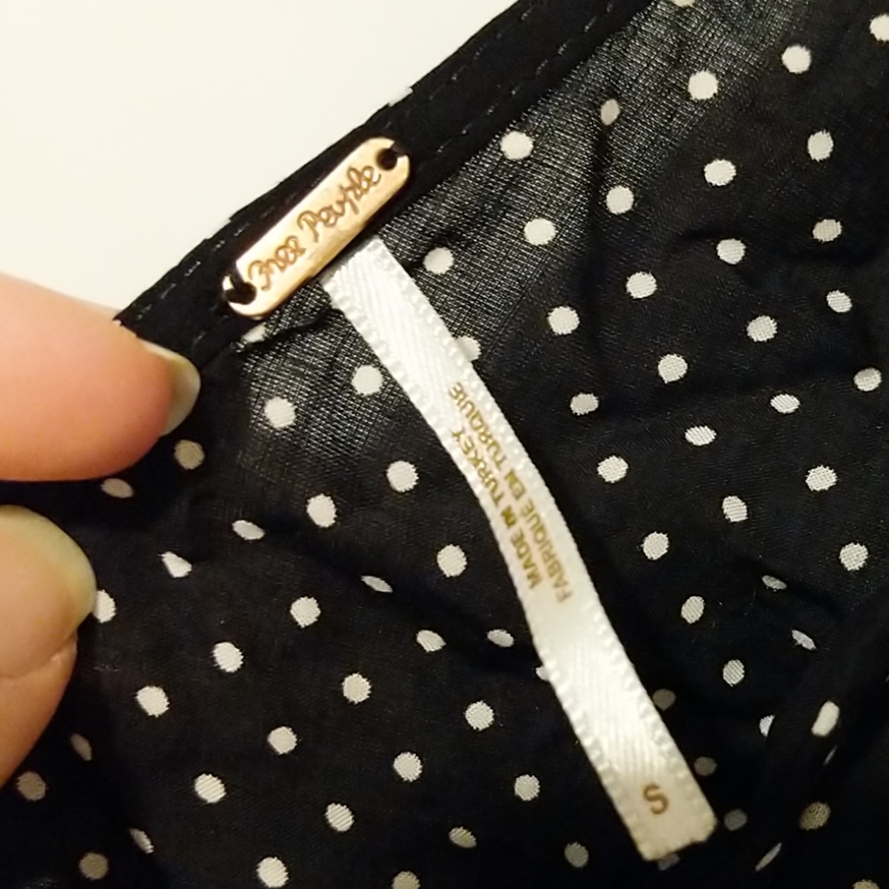 Free People Small Pretty Daze Black+White 2 Piece - Picture 4 of 8